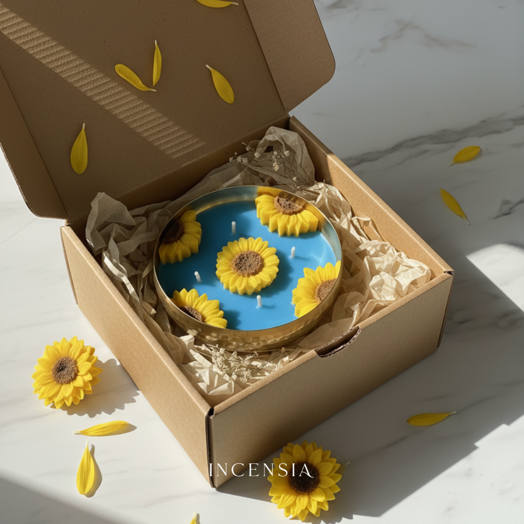 The Sunflower Urli – Summer Sky Edition